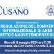Roma, 16 maggio 2024. La regolazione del commercio internazionale di armi tra diritto e nuove tendenze globali